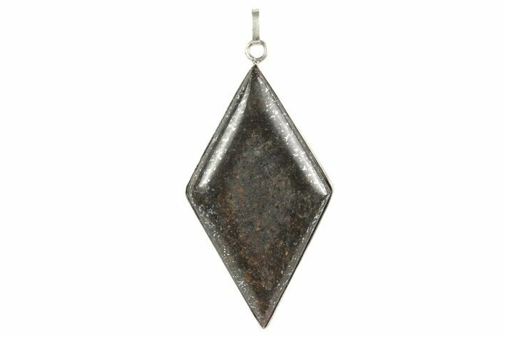 Chondrite Meteorite Pendant With Chain #238096